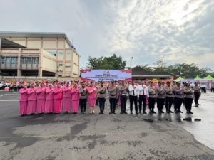 Momen Hari Bhayangkara ke-79, 61 Personel Polres Semarang Naik Pangkat