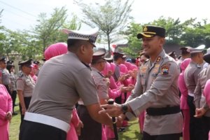 Polres Demak Gelar Upacara Penyerahan Jabatan dan Kenaikan Pangkat 84 Personel