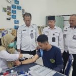 Pastikan Kesehatan WBP, Rutan Salatiga Gelar VCT dan Tes Urine