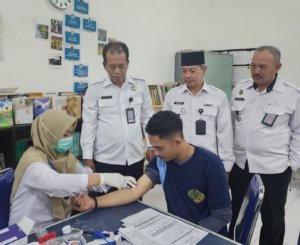 Pastikan Kesehatan WBP, Rutan Salatiga Gelar VCT dan Tes Urine