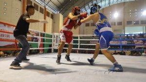 Street Boxing Polda Jateng 2025 Digelar Meriah di GOR Wujil 130 Petinju Berebut Piala Kapolda Jateng