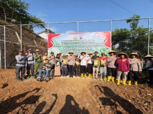 Polres Semarang Gandeng Ponpes Tanam Jagung Dukung Ketahanan Pangan