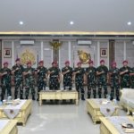 Brigjen Ena Sulaksana Laporkan Kenaikan Pangkat ke Pangkormar
