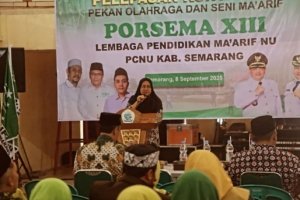 Wabup Semarang Lepas Kontingen Porsema XIII