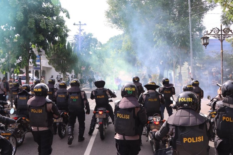Polres Salatiga Gelar Latihan Kontinjensi, Uji Kesiapan Hadapi Gangguan Kamtibmas