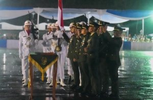 Diguyur Hujan, Kasad Lantik 1.202 Perwira Remaja TNI AD